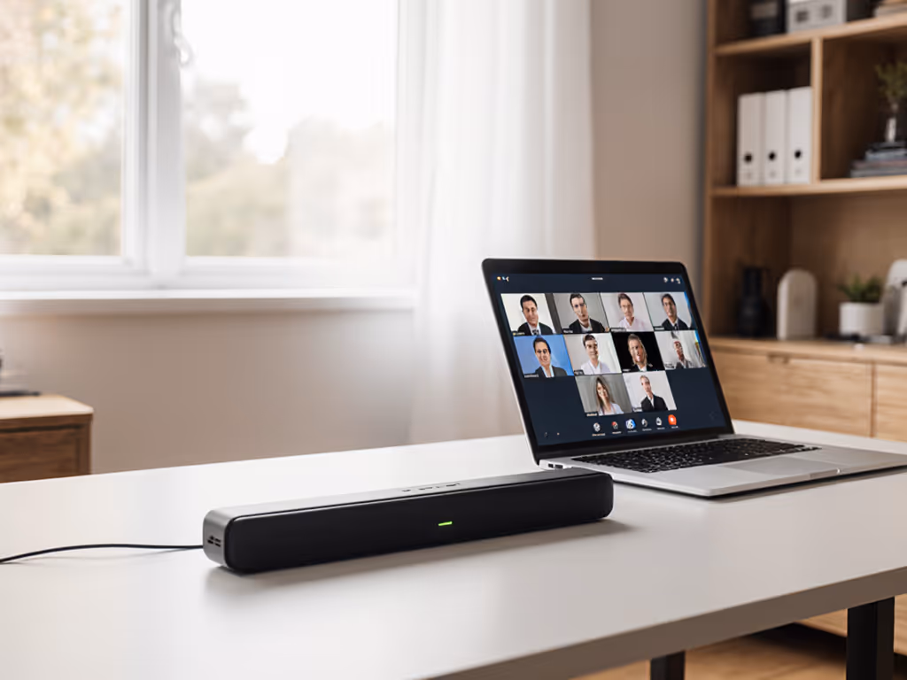 Soundbar for Home Office: Clear Calls, Compact Design